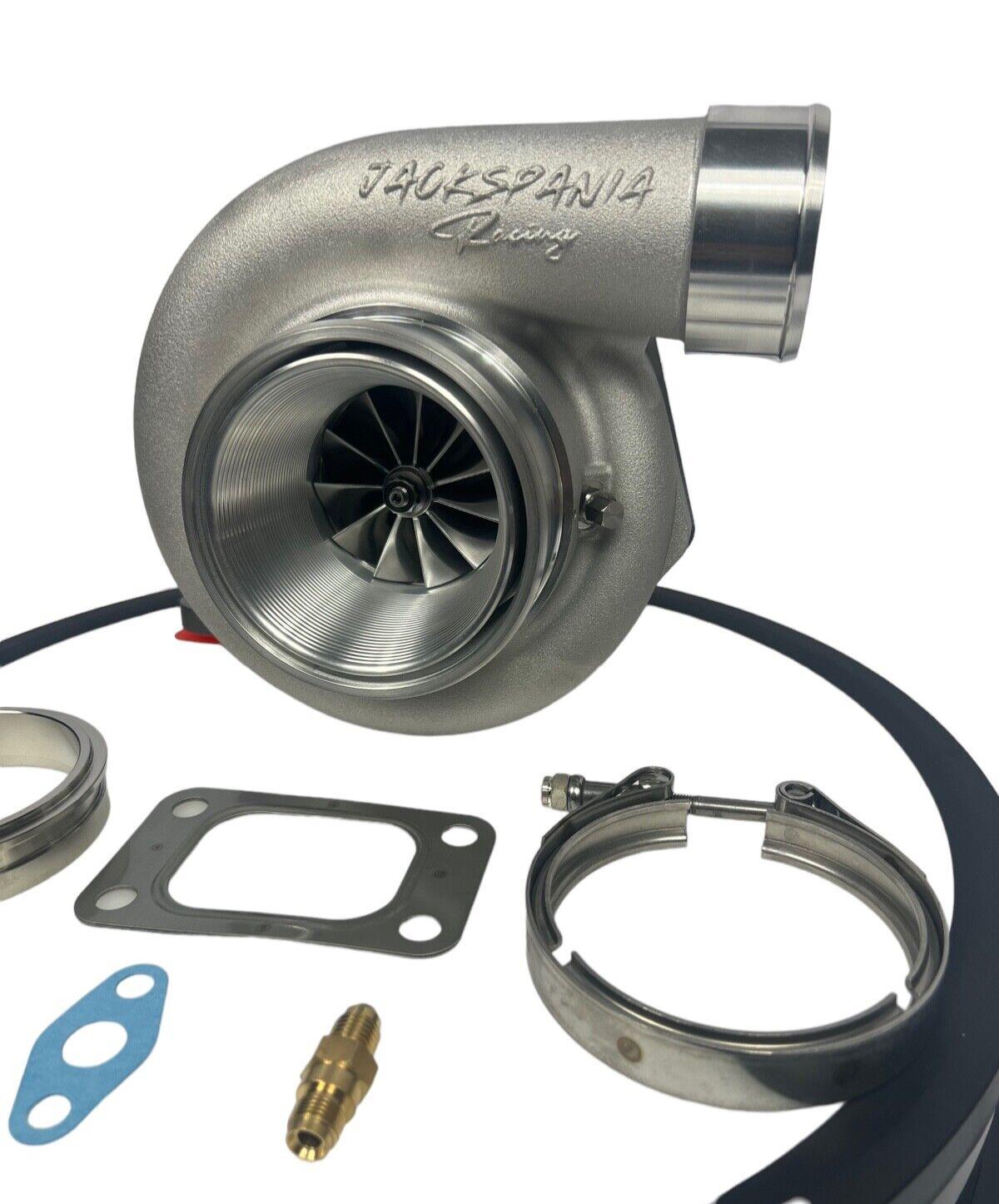 JackSpania Racing GT35 GTX3582 billet wheel turbo with T3 V-band turbine housing and .82 A/R for T51R Mod 6262 engine upgrade