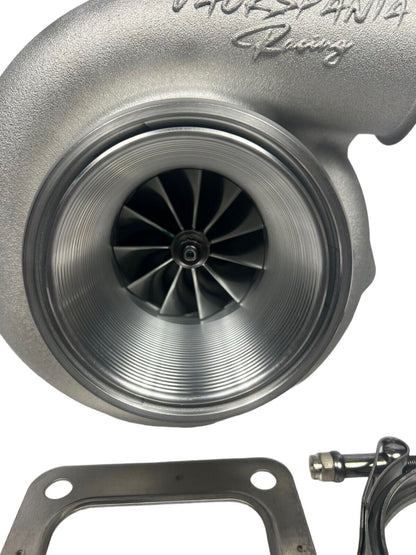 JackSpania Racing GT35 GTX3582 billet ball bearing turbo with T4 V-band housing, .82 A/R, T51R mod, engine performance part