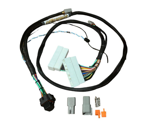 JackSpania Racing V2 K Series K20 K24 Fuel Tech FT450 ECU expansion harness for engine tuning and diagnostics.