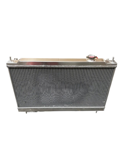 JackSpania Racing K Swap full size radiator for Acura Integra DC2 94-01 with K Series K20 K24 dual core engine cooling system