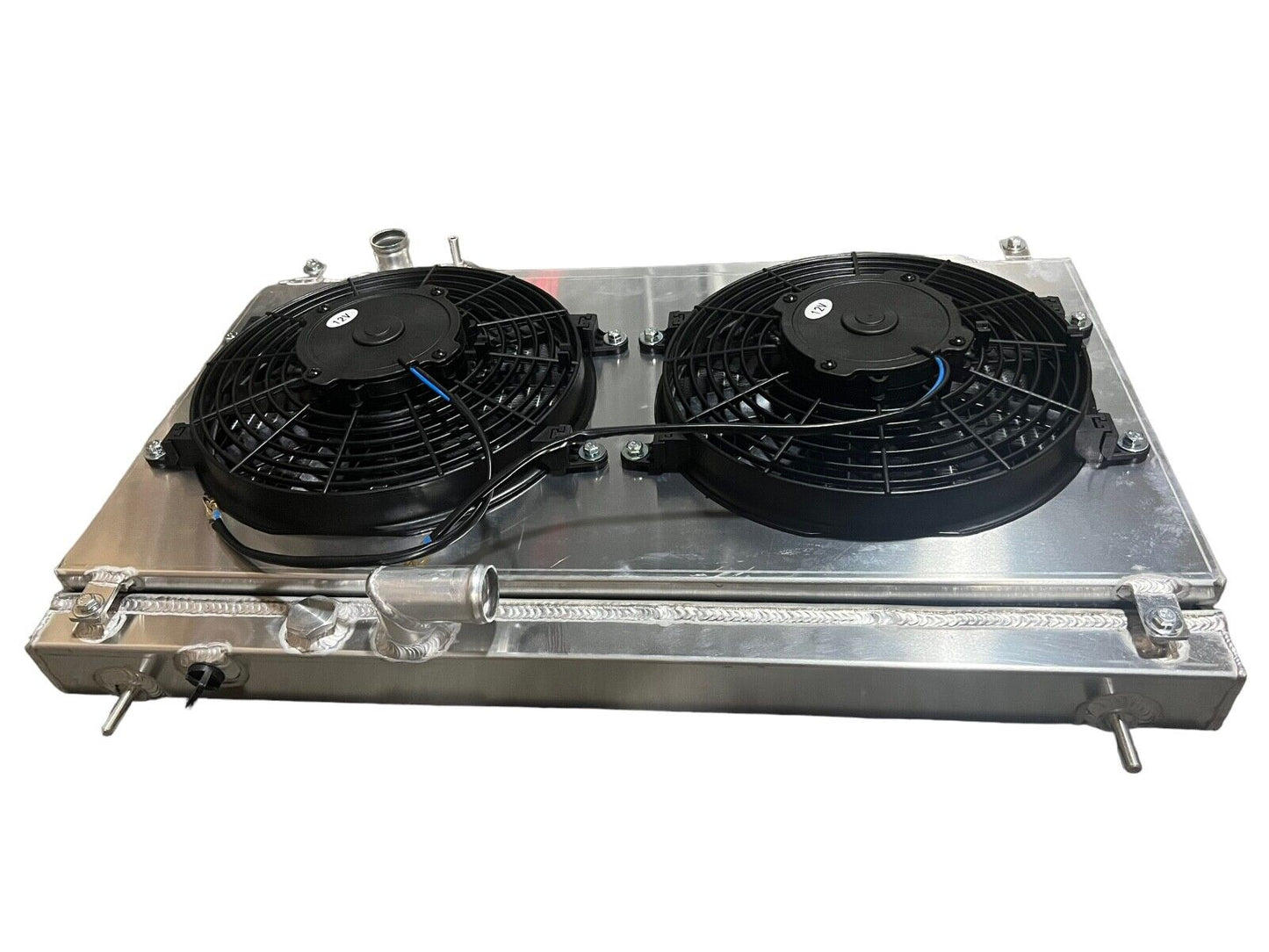 JackSpania Racing full-size K Swap radiator for Acura Integra DC2 94-01 with dual core K series engine parts.