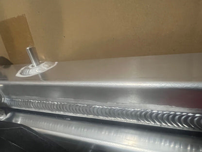 JackSpania Racing full-size K swap radiator for Honda EG Civic 92-95, compatible with K20 and K24 engines, engine parts.