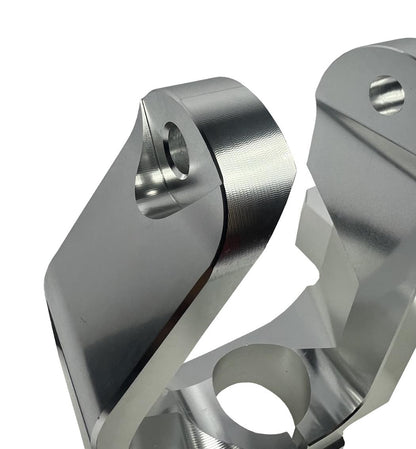 JackSpania Racing billet drop forks for Honda Acura Civic EG EK Integra DC2 CRX EF EM1 Si Type R suspension parts, shown in the image.