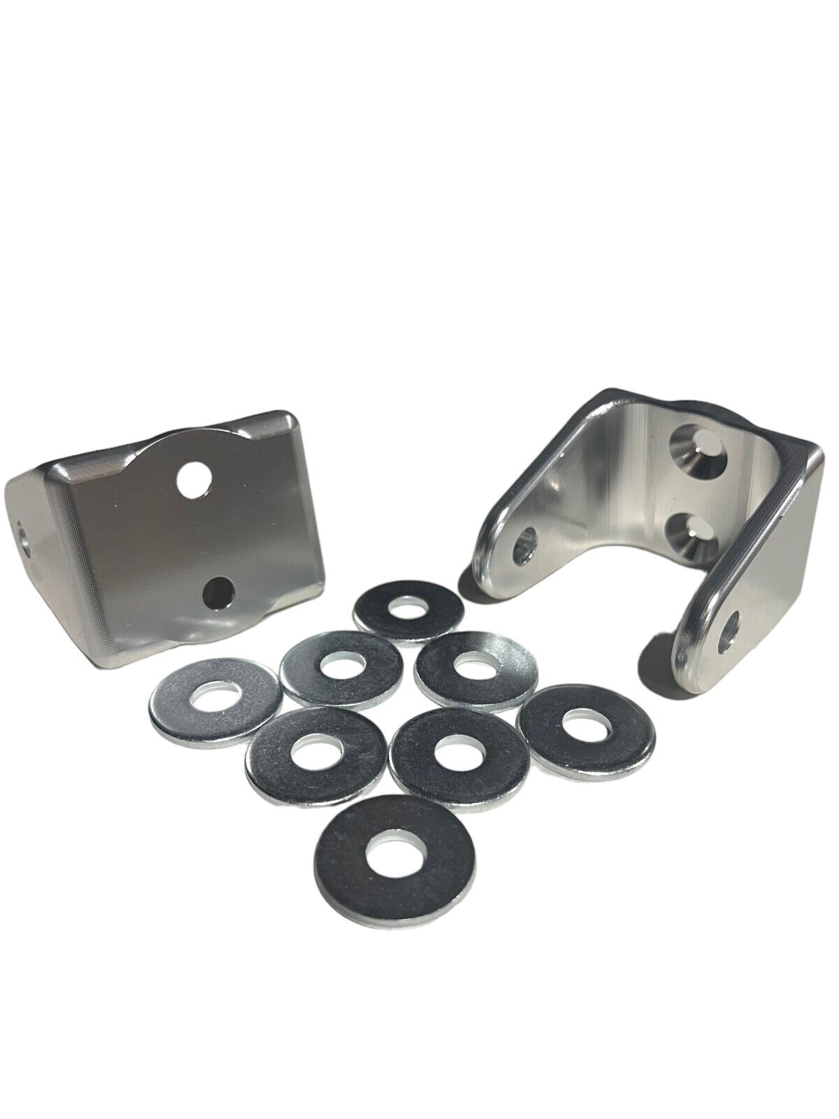 Billet Rear Lower Shock Mount Brackets For Strange Engineering Honda AWD FWD CNC - JackSpania Racing