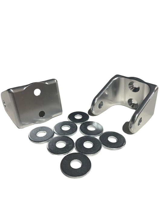 Billet Rear Lower Shock Mount Brackets For Strange Engineering Honda AWD FWD CNC - JackSpania Racing