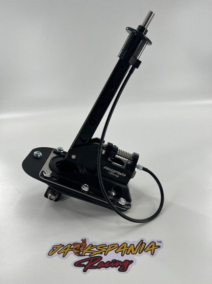 JackSpania Racing shifter box direct fit kit for BMW E30 E36 E46 E8X E9X models, transmission part with bolt-on design.