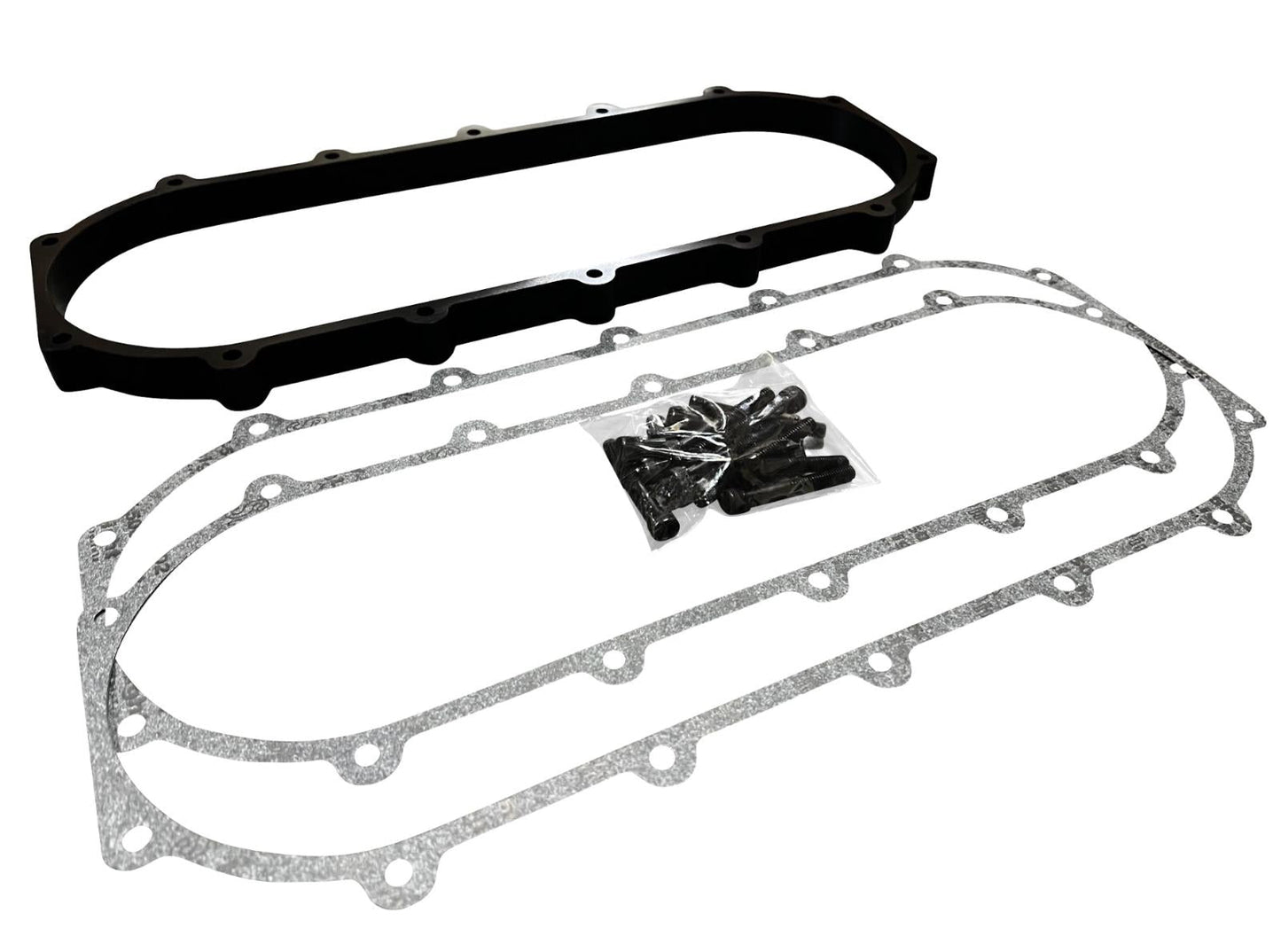 JackSpania Racing billet 0.5L plenum spacer plate for Skunk2 Ultra Street intake manifold, engine part for performance upgrade.