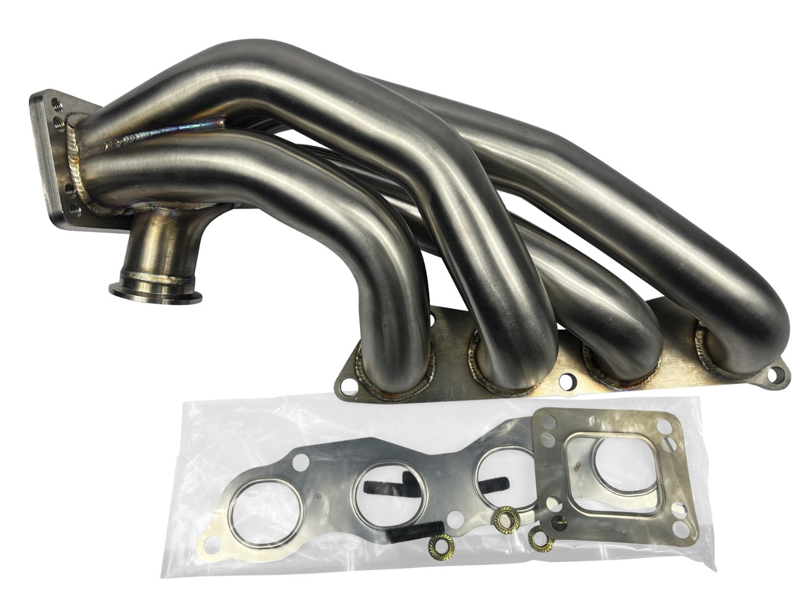 JackSpania Racing K Series Sidewinder manifold for K20, K24 engines with T3 T4 setups, suitable for K swap, EG, EK models.