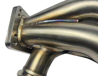 JackSpania Racing K Series Sidewinder Manifold for K20, K24, T3/T4 turbo, fits EG and EK engines, 44mm port size.