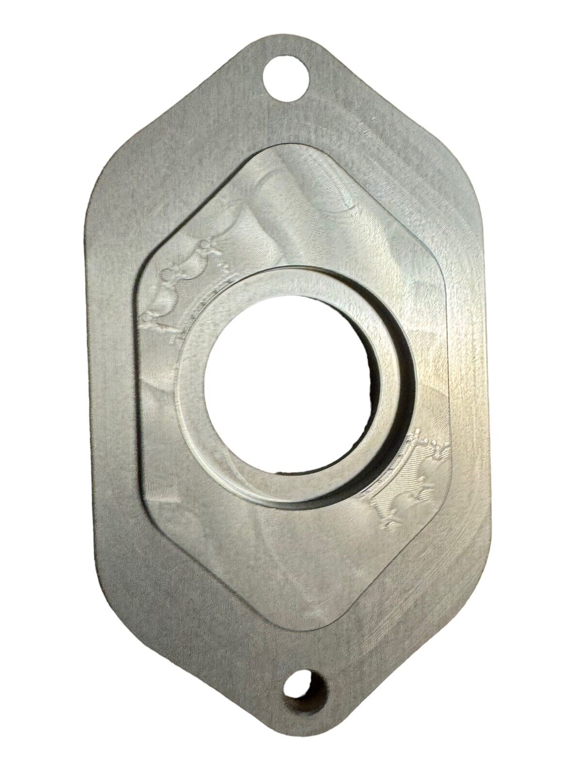 Billet aluminum block off plate for firewall engine harness on Honda Civic EK, by JackSpania Racing, with mounting holes visible.