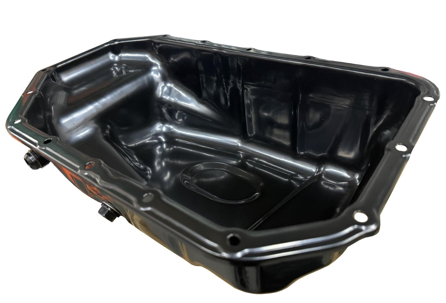 JackSpania Racing K Series oil pan with 10AN fittings for Honda Acura K20 K24 engine swap, compatible with RSX, Civic EG, EK, DC2.