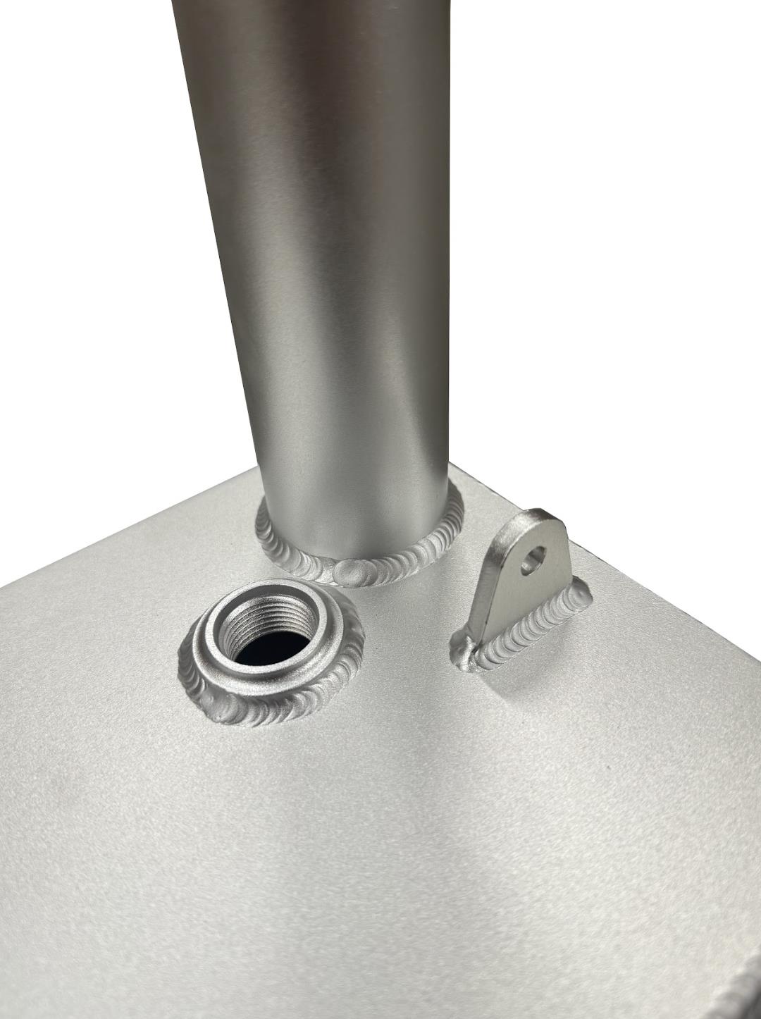 JackSpania Racing front mount fuel cell tank for Honda Civic and Acura Integra EG EK DC2, 2.2-gallon capacity, engine part.