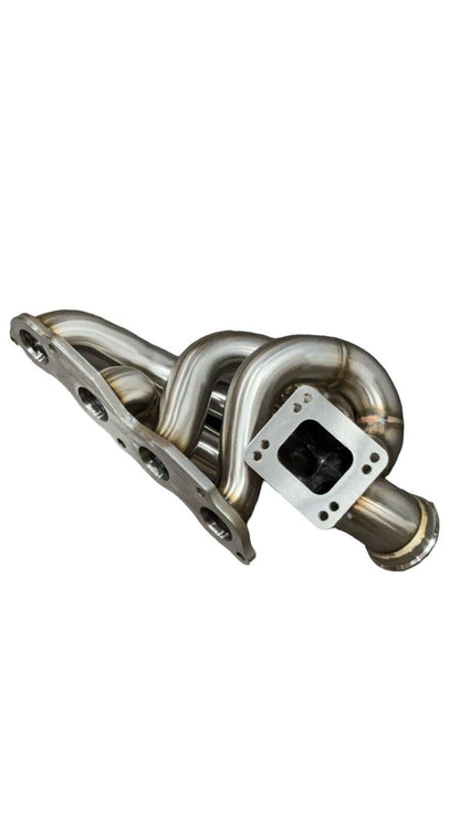 K20 K24 Top Mount T3 T4 60mm Wastegate with Turbo Manifold by JackSpania Racing for K Series K Swap, suitable for AWD and FWD setups.