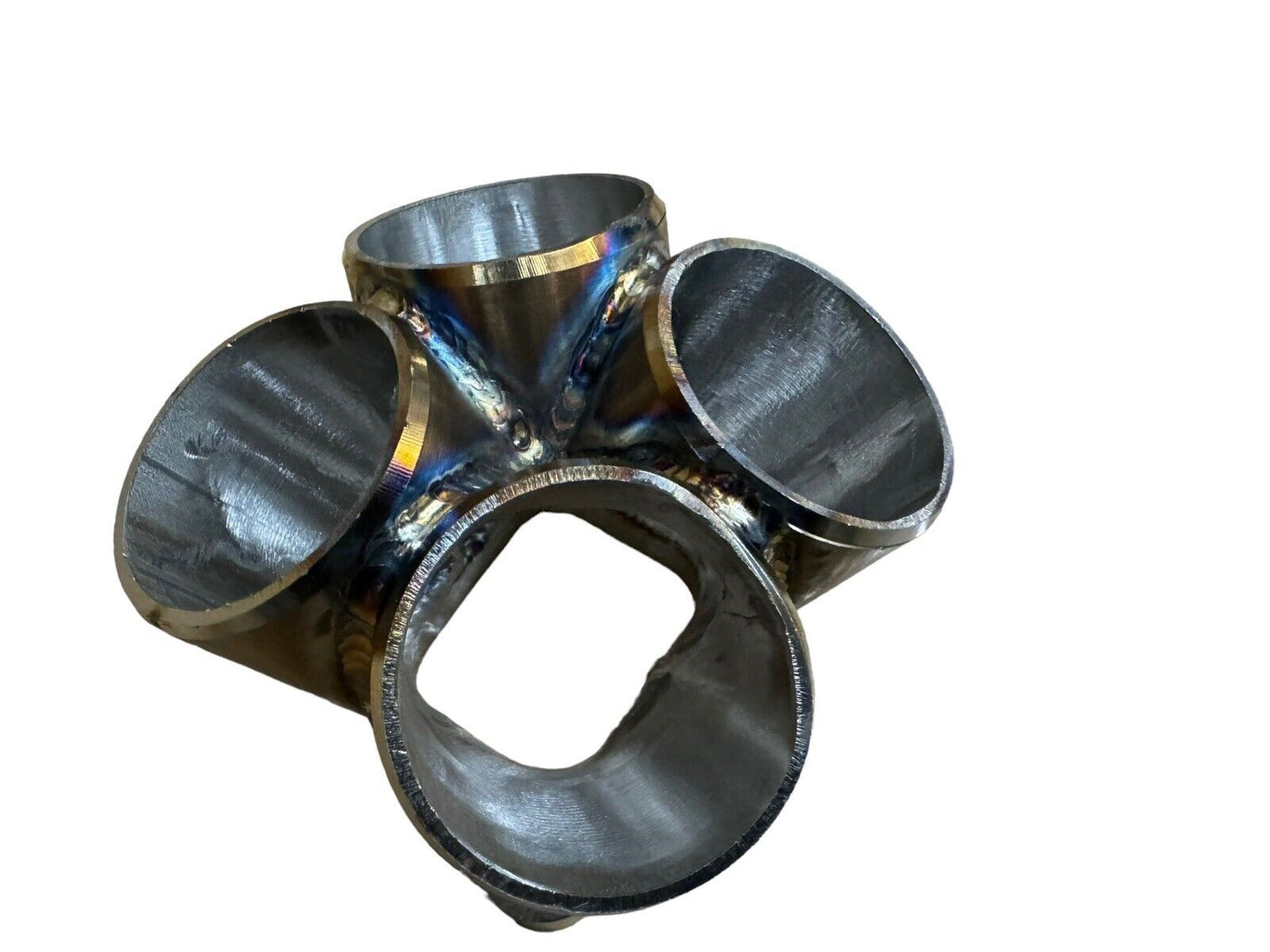 304 stainless steel 4-1 turbo merge collector with T2 flange for engine performance by JackSpania Racing