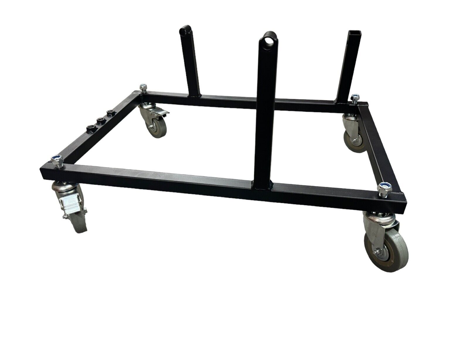 JackSpania Racing K Series K20 K24 engine cradle stand with locking swivel wheels and casters for K swap engine parts.