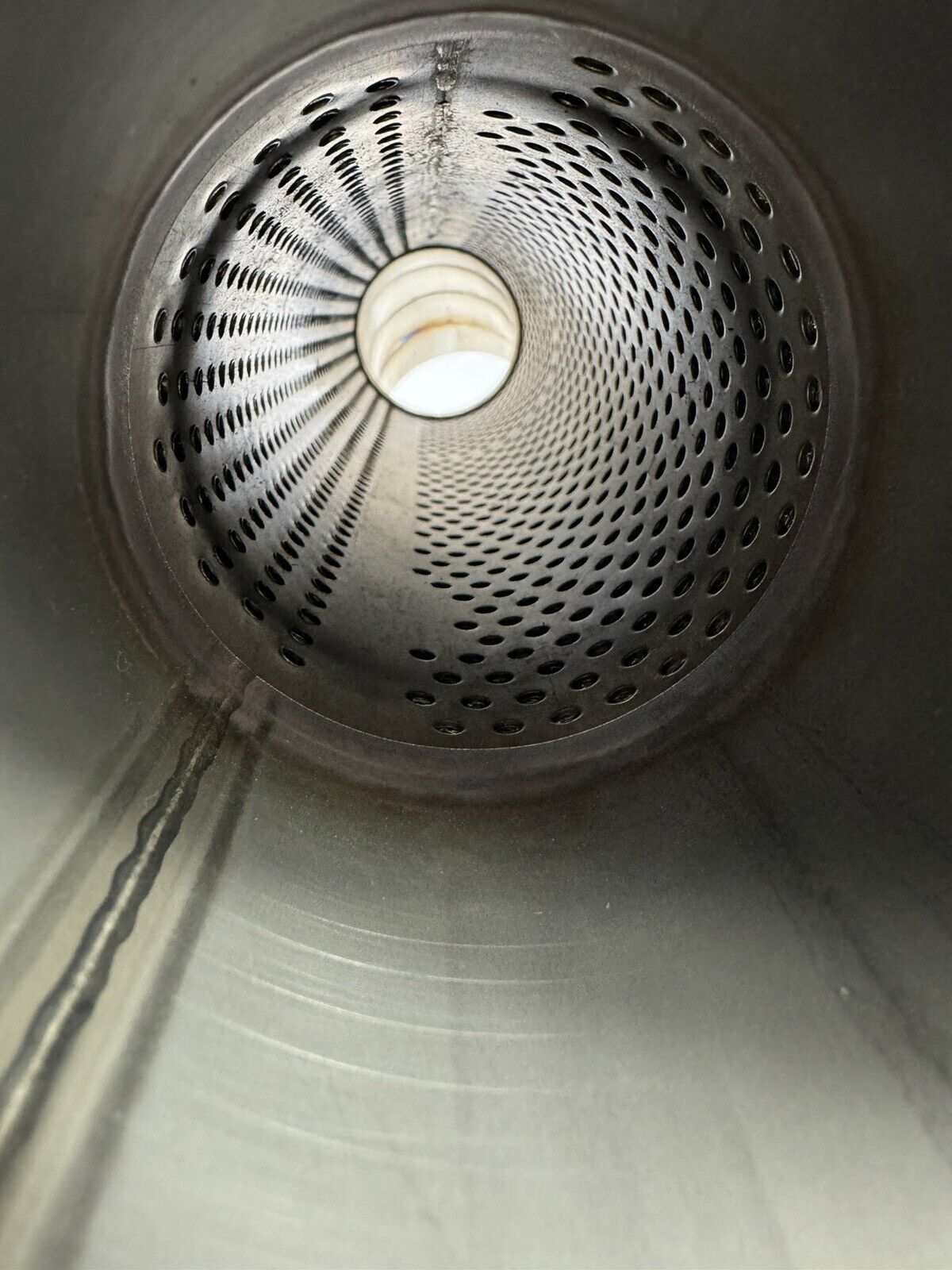Stainless steel 2.5" and 3" inlet turn down pie cut dolphin muffler for exhaust systems by JackSpania Racing.
