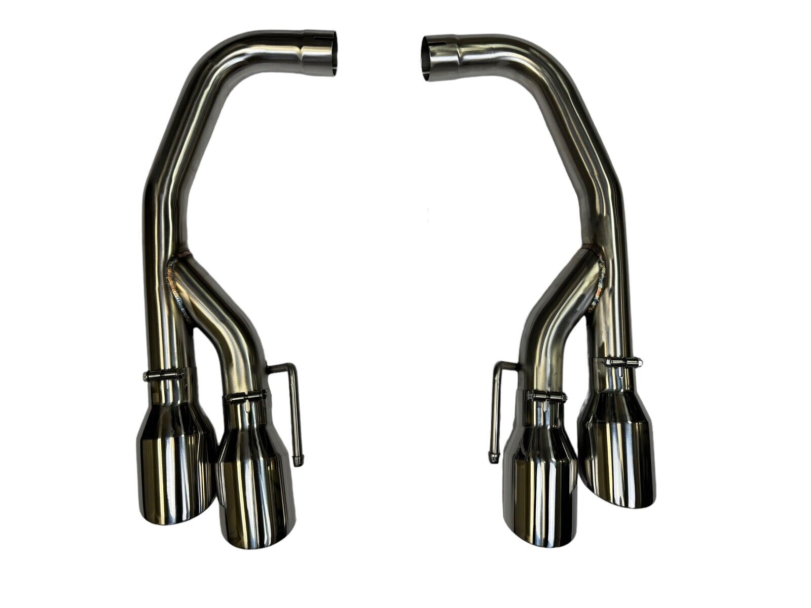 Quad Axle Back 2.5" Exhaust Pipe Kit For Ford Mustang GT 5.0 V8 Coyote 2018-2023 - JackSpania Racing
