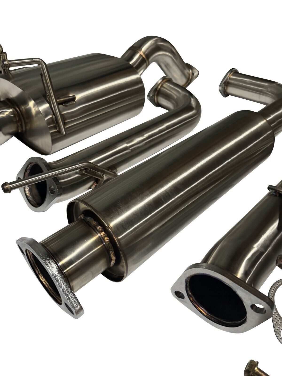 3” Stainless Steel Catback Exhaust Muffler For Honda Civic EK EK9 Hatch 76mm - JackSpania Racing