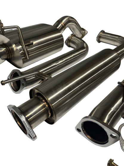 3” Stainless Steel Catback Exhaust Muffler For Honda Civic EK EK9 Hatch 76mm - JackSpania Racing