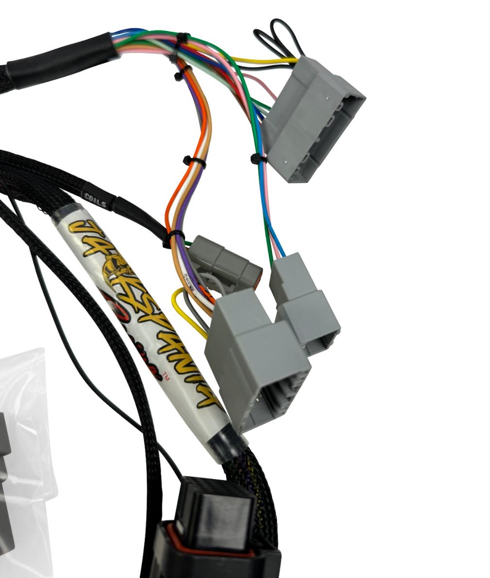 JackSpania Racing B Series Adapter Expansion Harness for Fuel Tech 550 ECU display on 92-95 Honda engine.