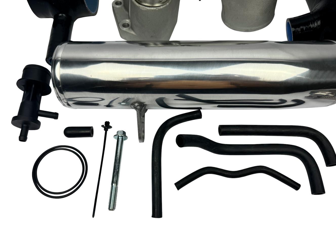 High flow turbo inlet pipe for Honda Civic 1.5T 2016-2021 by JackSpania Racing, made of durable 304 stainless steel.