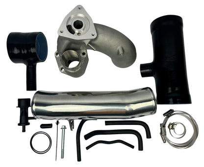 High flow turbo inlet pipe for Honda Civic 1.5T 2016-2021, stainless steel engine part from JackSpania Racing.