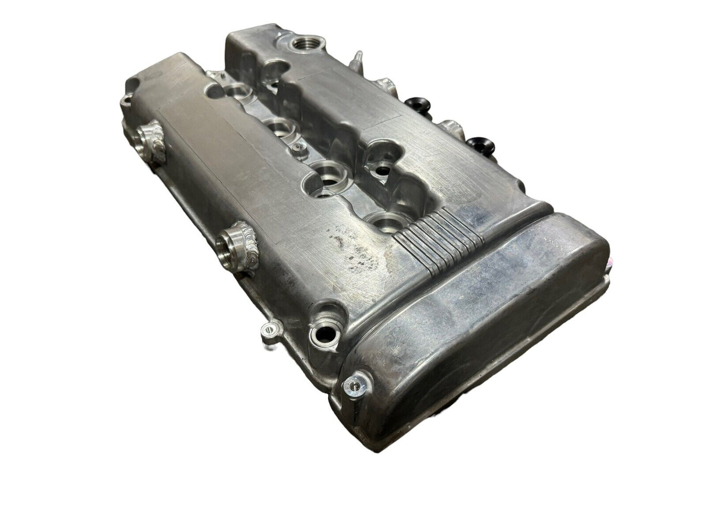 JackSpania Racing B Series vented valve cover baffle for Honda Acura B16 B18 VTEC engine, with AN10 fittings for engine parts