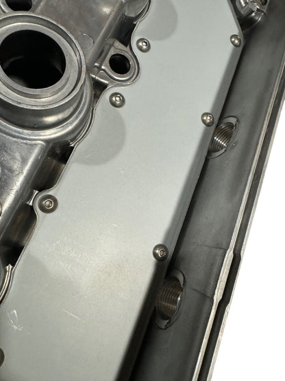 JackSpania Racing B Series Vented Valve Cover Baffle for Honda Acura B16 B18 DOHC Vtec with AN10 fitting, engine part component.