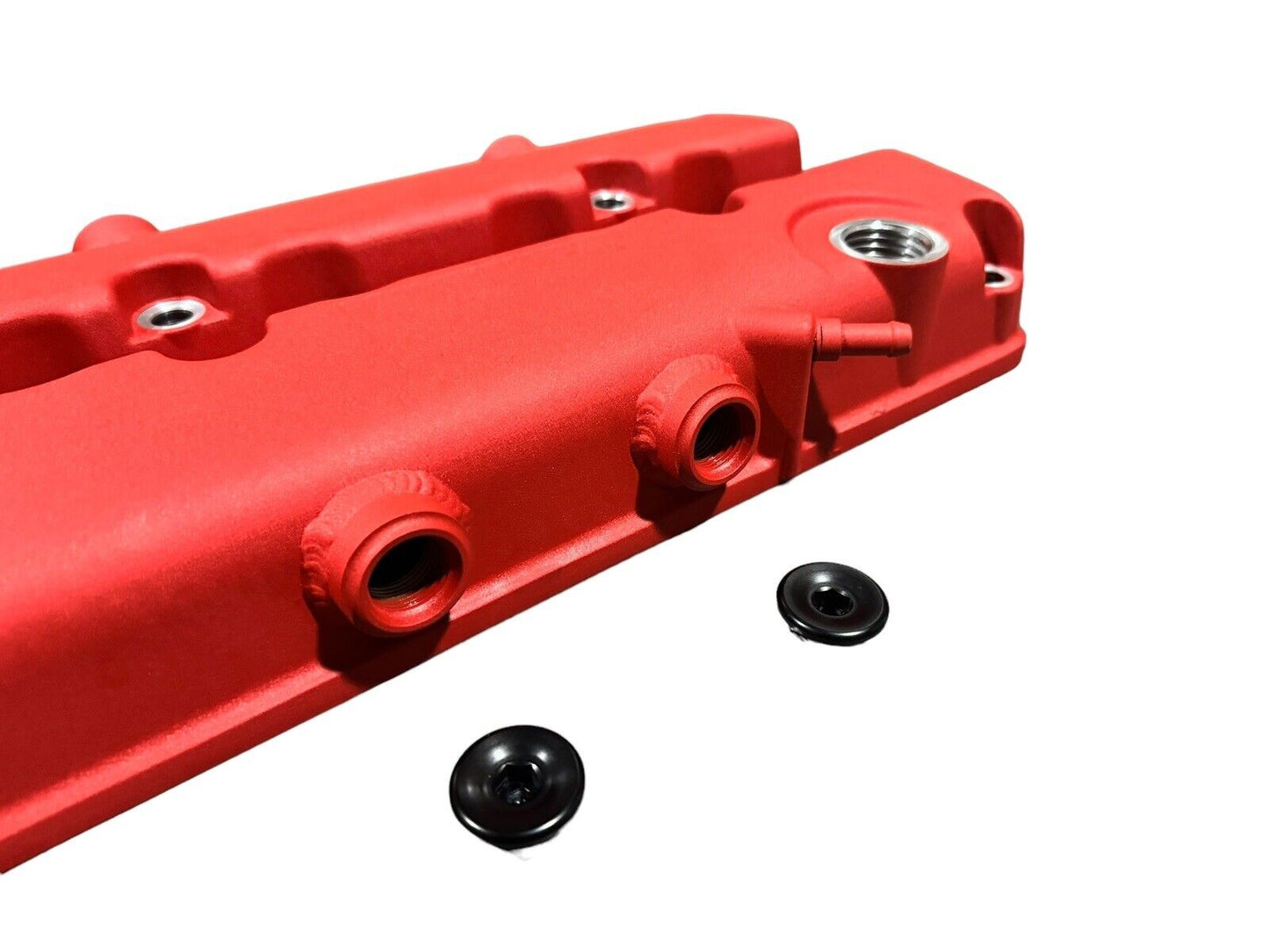 JackSpania Racing B Series vented valve cover baffle for Honda Acura B16 B18 VTEC engine with AN10 fitting, engine parts accessory