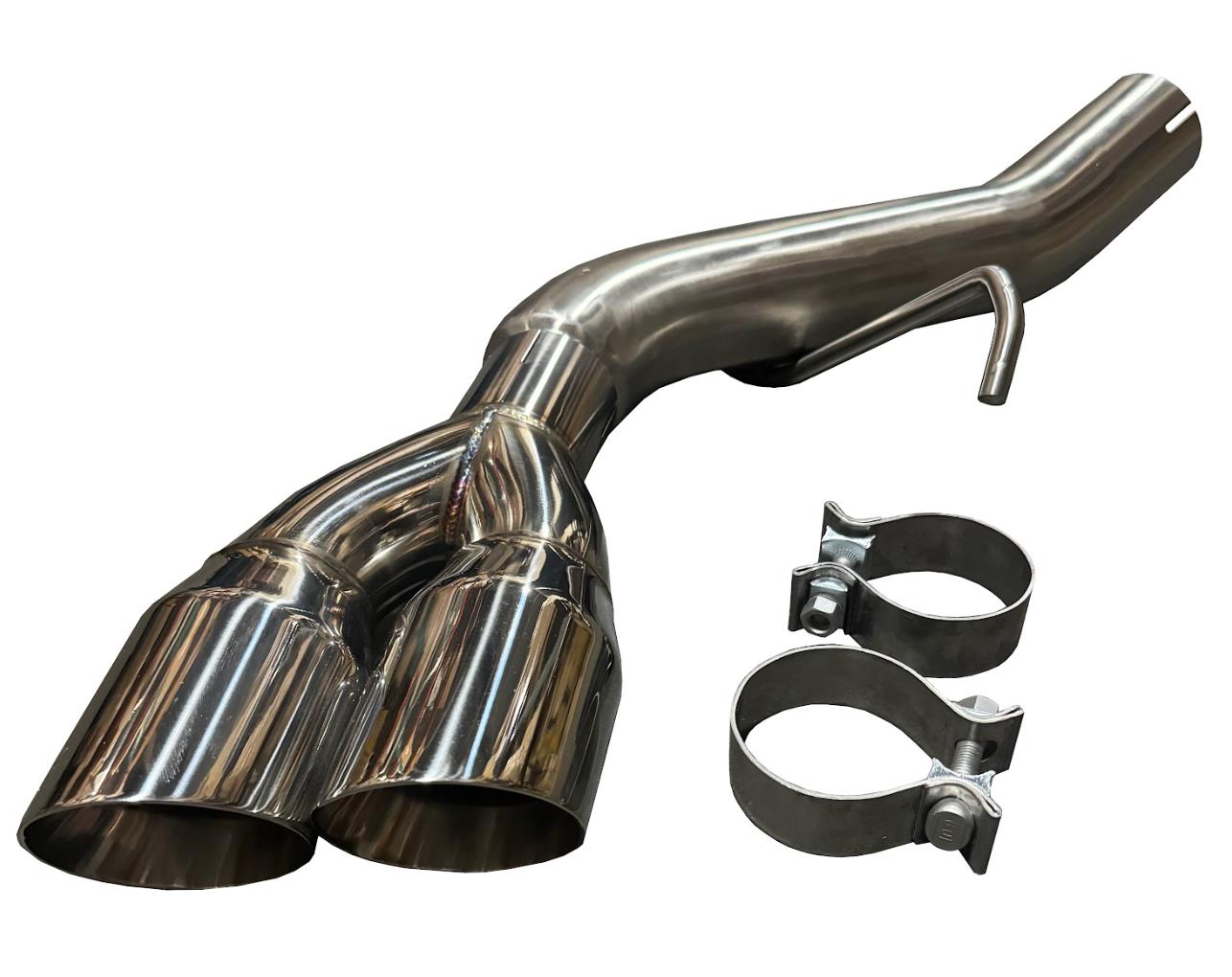 JackSpania Racing axle back delete exhaust for Chevy GMC Avalanche Tahoe Suburban Yukon 5.3L 2007-2013, made of stainless steel