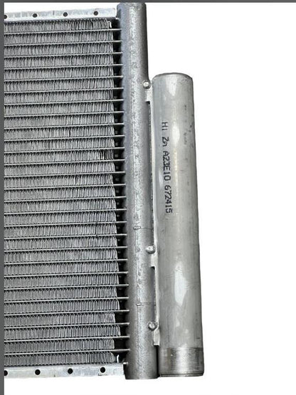 JackSpania Racing AC universal air conditioner condenser with built-in drier, 16x14 parallel flow engine part for cooling systems.