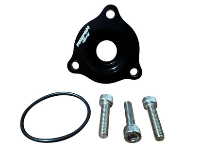 JackSpania Racing blow-off valve for VW Audi MK7 Golf R Jetta MK3 TTS Tt A3 S3 RS3 Q5 engine parts, showing the metal and plastic construction.