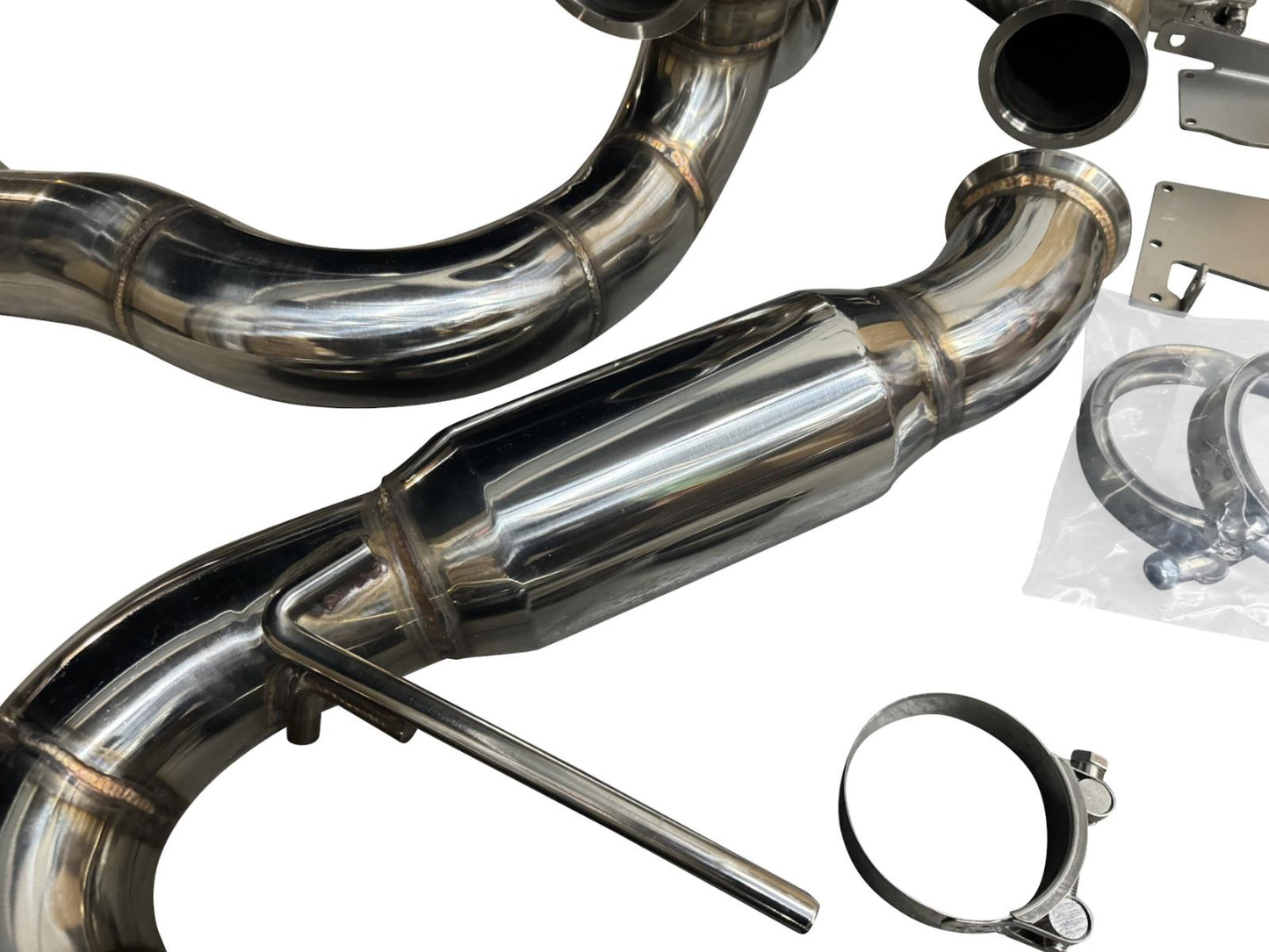 JackSpania Racing exhaust pipe for Chevrolet Corvette C8 2020+ 6.2L V8, 3-inch muffler pipe, catback exhaust system component