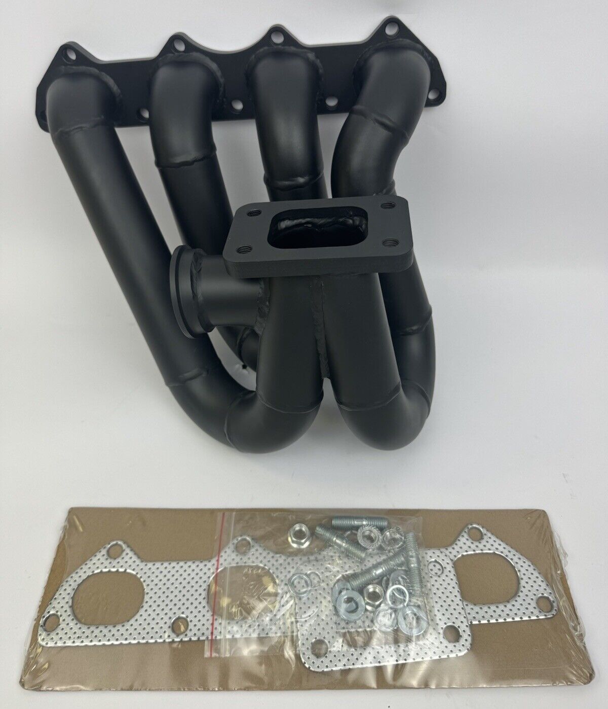B Series T3 Top Mount Turbo Manifold GSR B16 B18 B20 44mm Ceramic Coated EG EK - JackSpania Racing