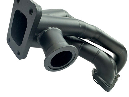 JackSpania Racing K Series Sidewinder manifold for K20 K24 T3 K swap, ceramic-coated exhaust part for Honda Civic and Integra.