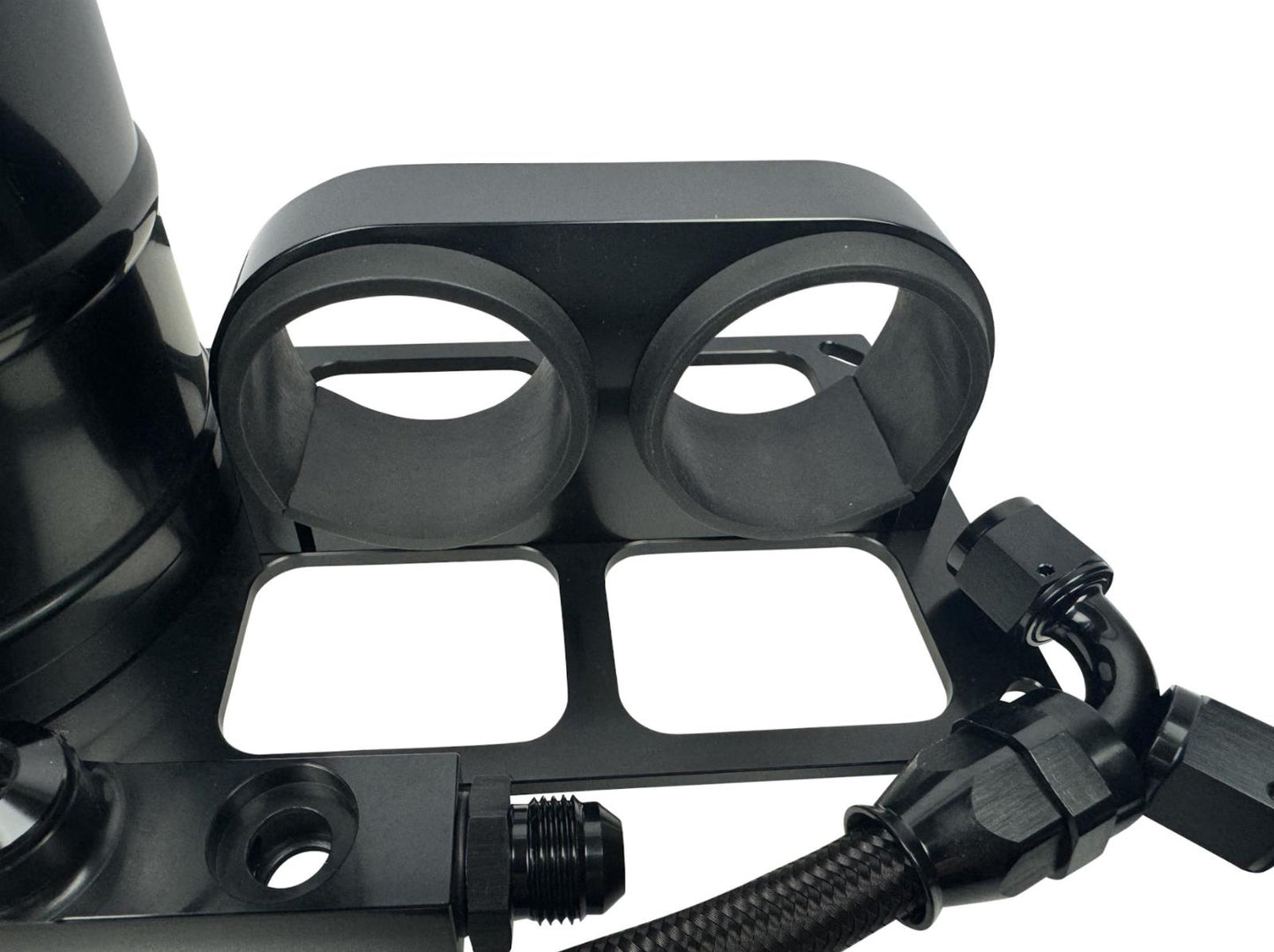 Dual External Fuel Surge Tank 1.5L Canister 6AN Supports 1500HP For Bosch 044 - JackSpania Racing