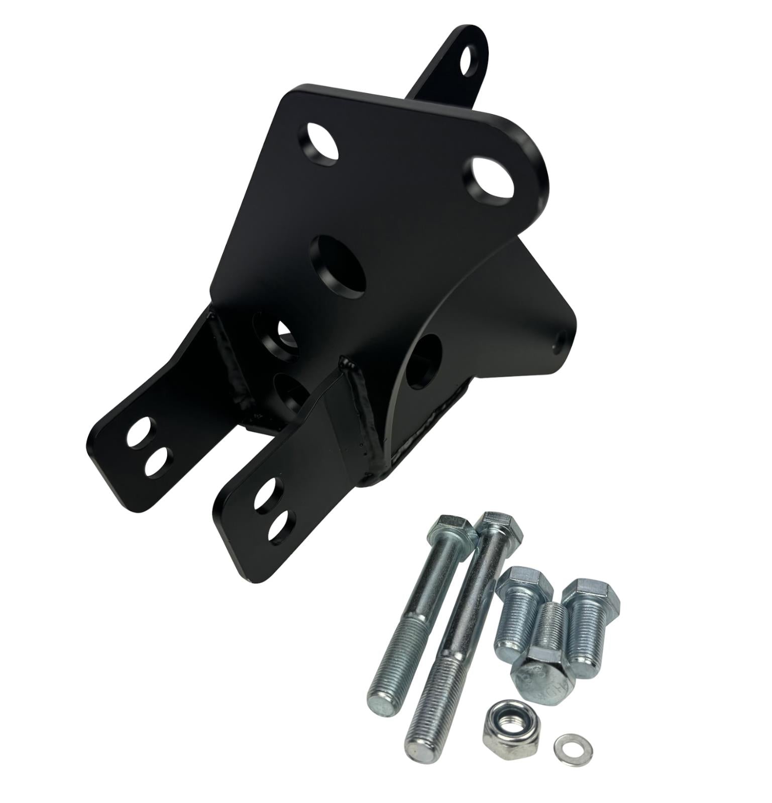 JackSpania Racing K Series swap engine mount bracket for AWD setups on EG DC2 Integra and Civic K20 K24 engines.