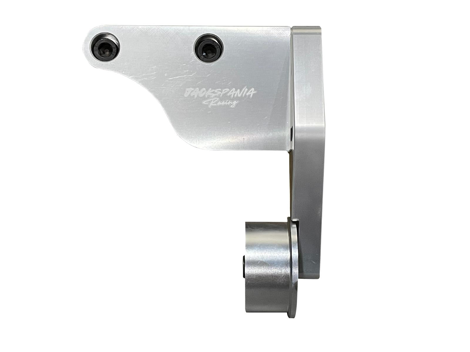 JackSpania Racing H22 timing belt tensioner walk blocker for H series engines in Honda Civic Si EG EK hatch and CRX models.