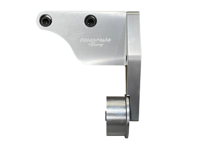 JackSpania Racing H22 timing belt tensioner walk blocker for H series engines in Honda Civic Si EG EK hatch and CRX models.