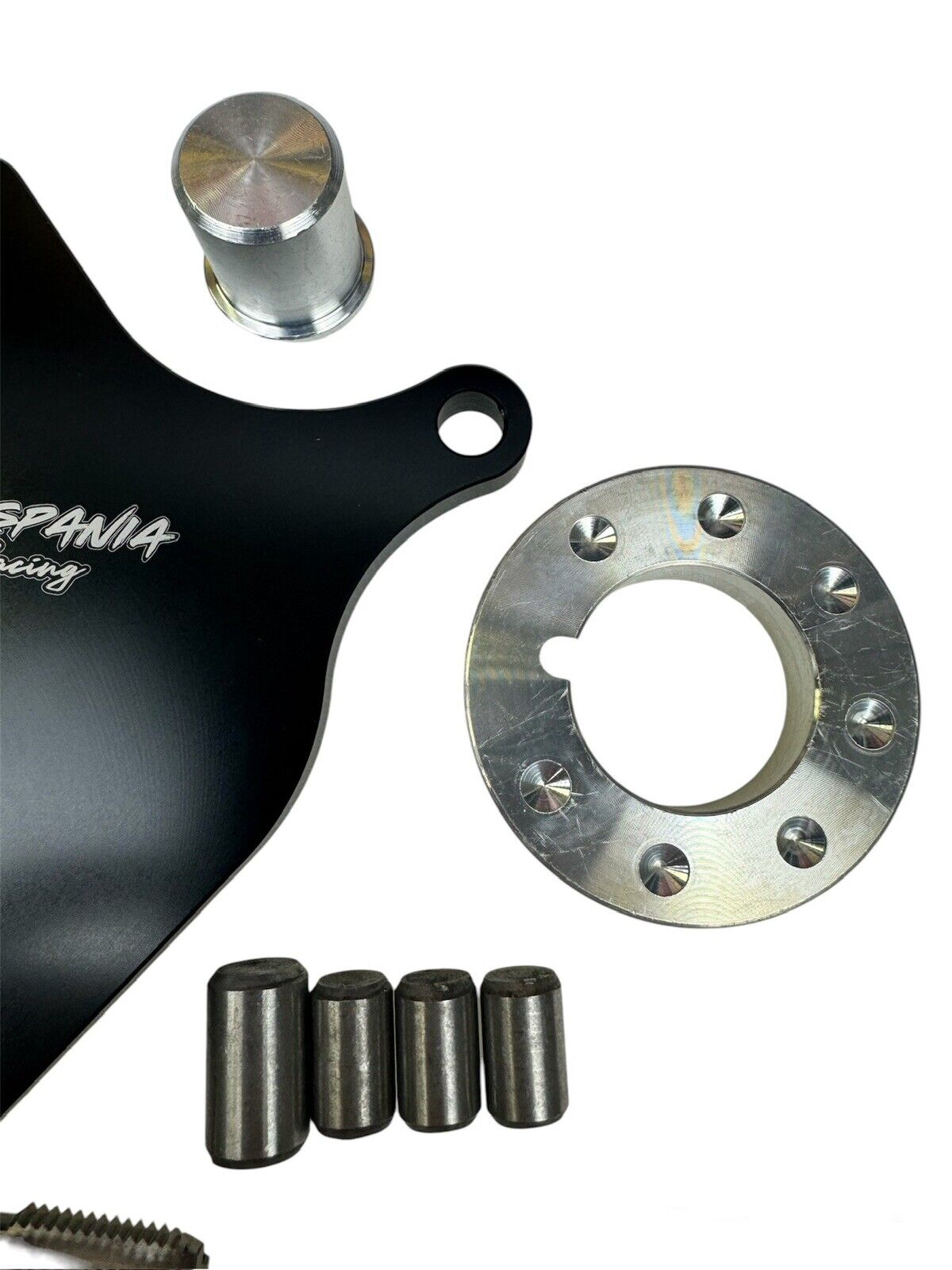 JackSpania Racing Balance Shaft Eliminator Kit for H Series and F Series VTEC engines, includes engine parts for swap compatibility.