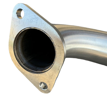 JackSpania Racing catback exhaust for 2013-2020 Subaru BRZ, Scion FR-S, and FRS with resonator muffler, shown in image.