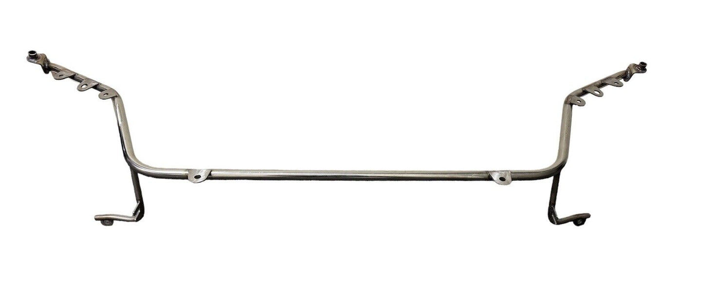 Stainless steel tubular upper radiator support for Honda Civic EK 96-00 Si, suspension part by JackSpania Racing, visible in image.