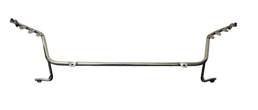 Stainless steel tubular upper radiator support for Honda Civic EK 96-00 Si, suspension part by JackSpania Racing, visible in image.