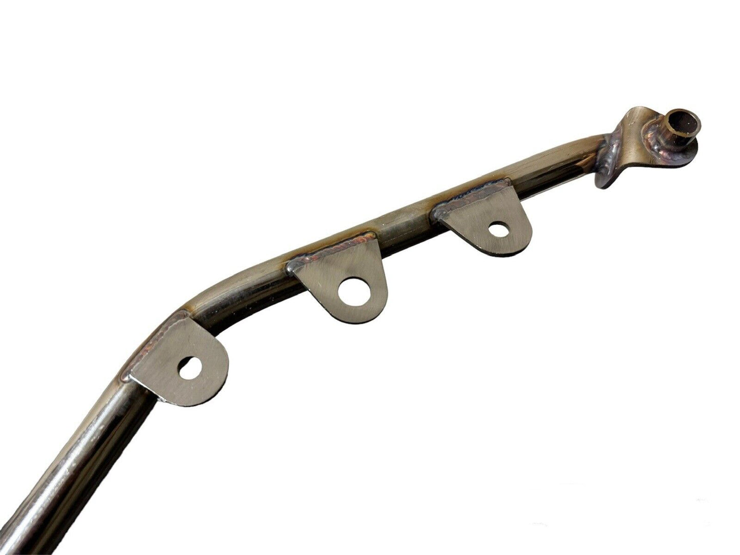 Stainless steel tubular upper radiator support for Honda Civic EK 96-00 Si, suspension part by JackSpania Racing, shown in the image.
