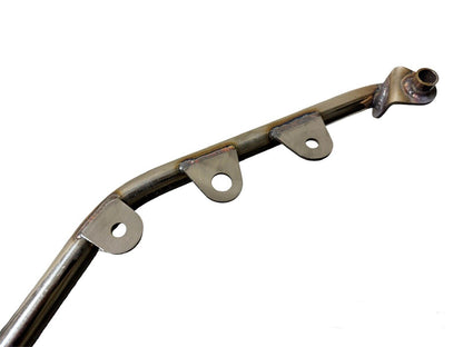 Stainless steel tubular upper radiator support for Honda Civic EK 96-00 Si, suspension part by JackSpania Racing, shown in the image.