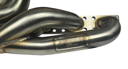 BMW E46, E36, E39 tubular top mount turbo manifold with T3 T4 flange and 44mm wastegate by JackSpania Racing