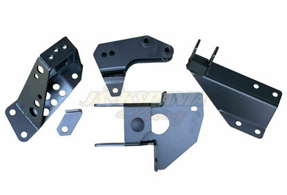 JackSpania Racing K-Series swap engine mount kit for 88-91 Honda Civic CRX, dual height 70A EF motor engine parts