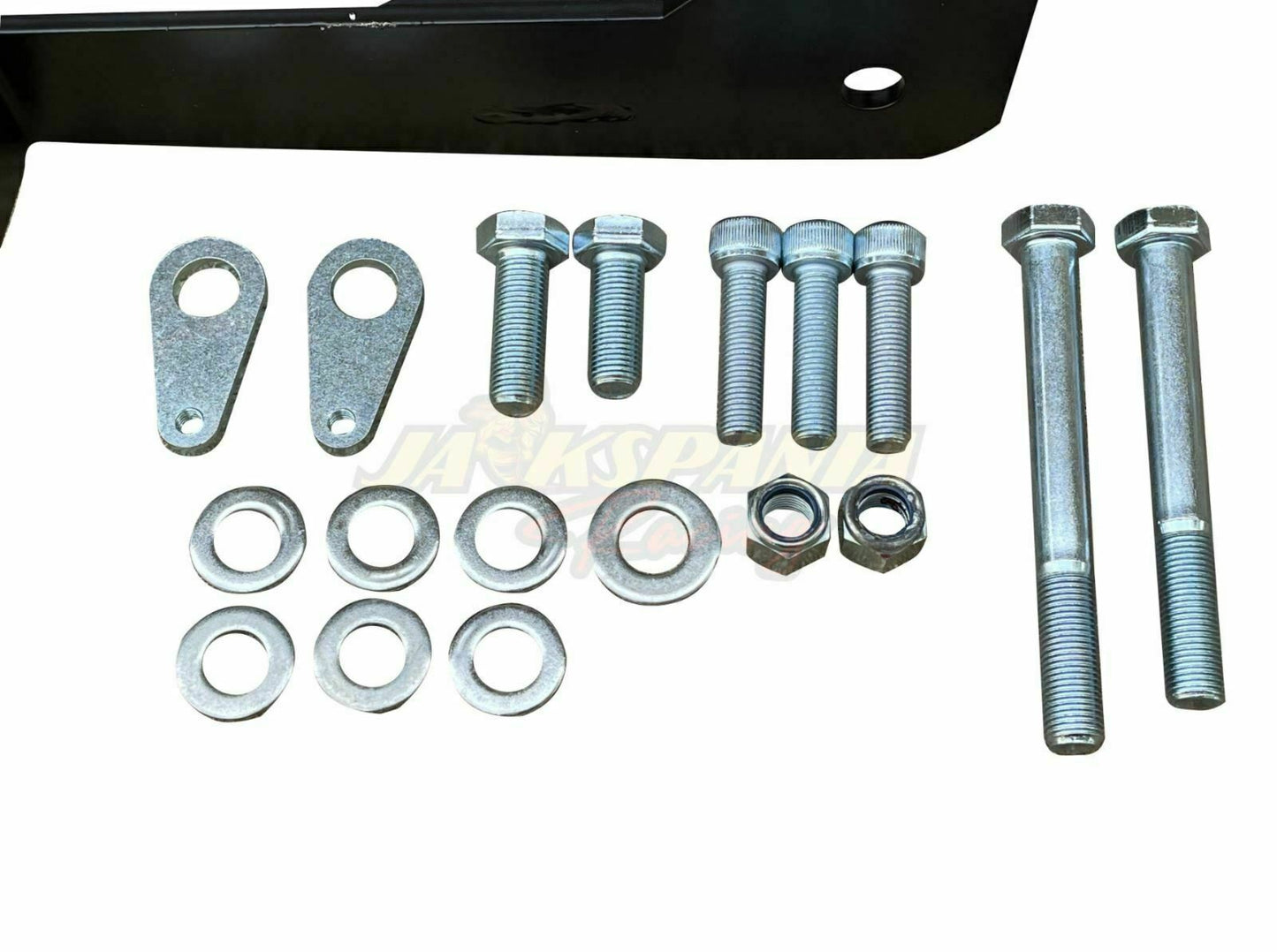 JackSpania Racing K-Series swap engine mount kit for 88-91 Honda Civic and CRX, dual height, fits FWD models with 70A durometer.