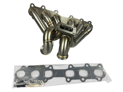 JackSpania Racing 2JZGTE 2JZ T4 turbo manifold with dual 44mm wastegates for MK4 Toyota Supra 93-98 exhaust part