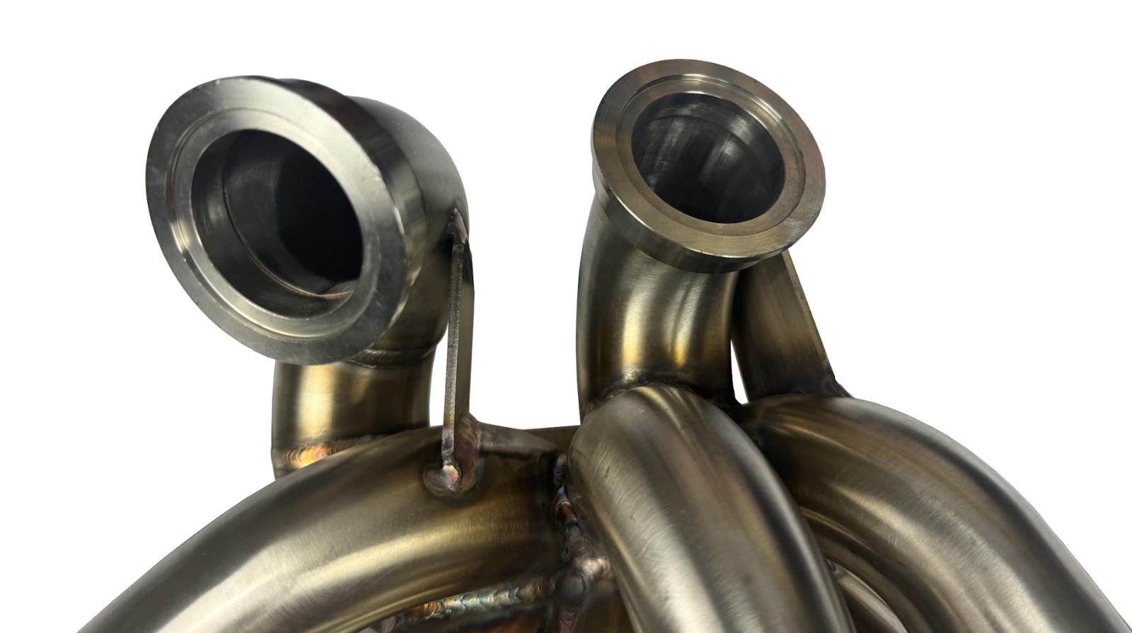 JackSpania Racing 2JZGTE turbo manifold with dual 44mm wastegate for Toyota Supra MK4 93-98 exhaust parts.